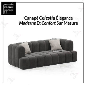 canapé celestia Élégance moderne et confort sur mesure