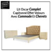 lit “oscar” – Élégance géométrique et raffinement
