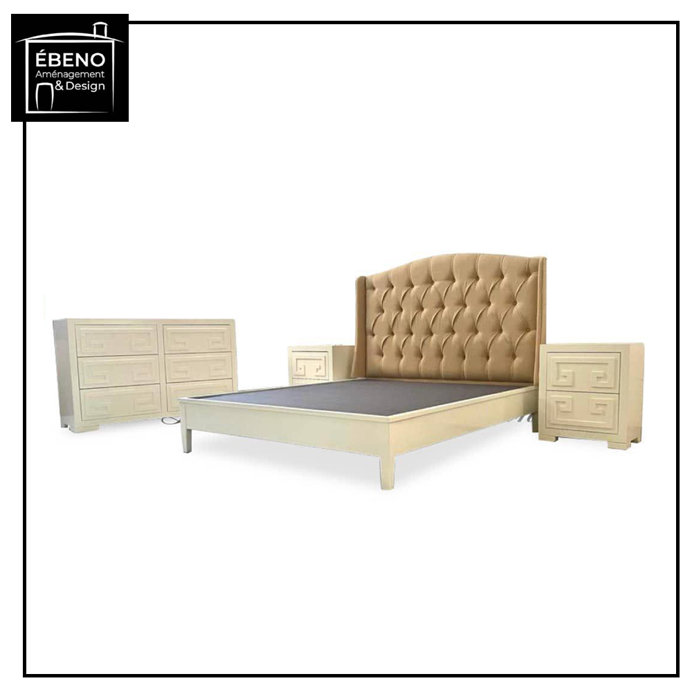 lit “oscar” – Élégance géométrique et raffinement